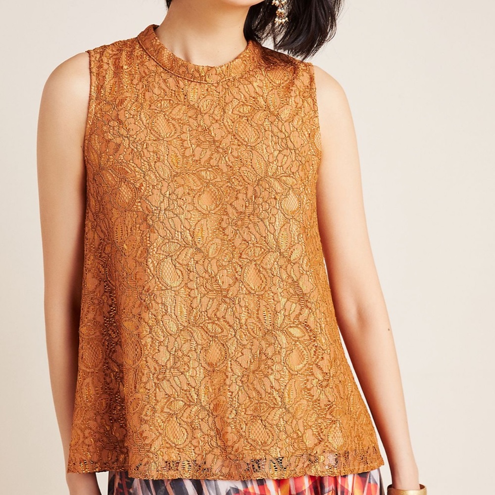 Anthropologie Wendy Lace Top